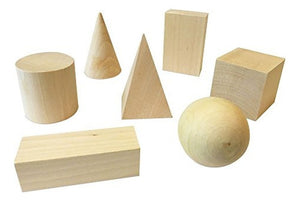 Cuerpos Geométricos Madera 7 Und