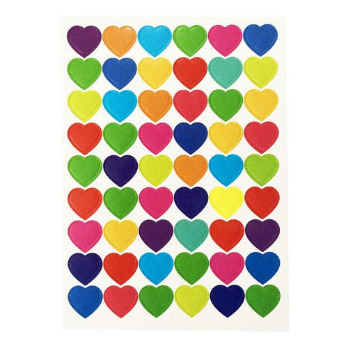 Etiqueta Manual Corazones De Colores