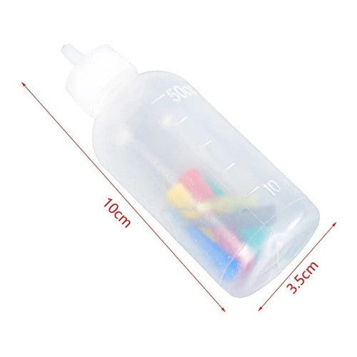 Botella 50 Ml Dosificadora Con 6 Puntas Manualidades