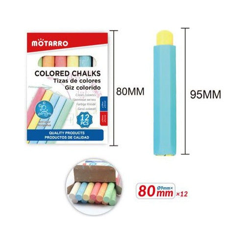 Set De 12 Tizas + Funda