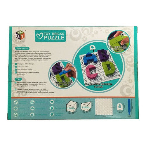 Puzzle Mosaico Abecedario 98 Piezas 4 En 1