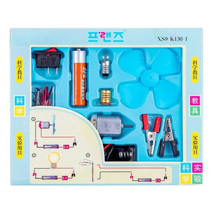 Set Escolar Circuito Eléctrico Motor 12 Piezas