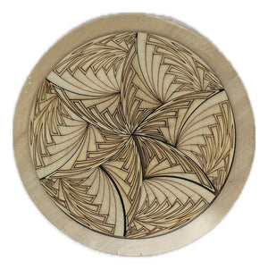 Rompecabezas Puzzle Redondo Madera Mandala