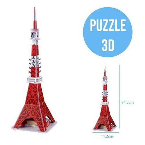 Puzzle Maqueta 3d Carton Pluma Monumetos Historicos