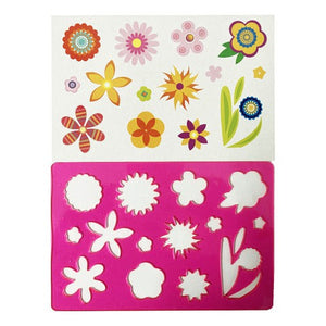 Plantilla Stencil Diseños 12,5x18,5cm Plástica