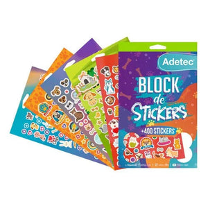 Block De Stickers Mascotas Adhesivas