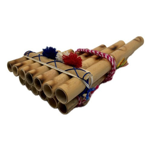 Instrumento Musical Viento Zampoña 13 Notas Escolar
