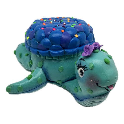 Frasco Decorativo Souvenir Tortuga Artesanal