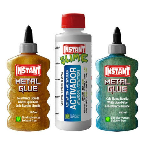 Kit Slime Metallic Instant Color