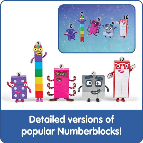 Figuras Numberblocks Amigos Del Seis Al Diez