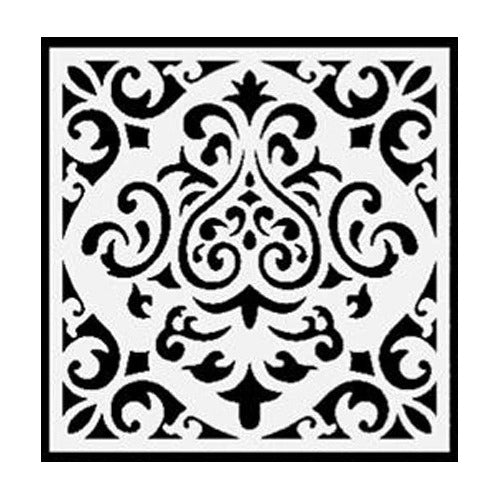Plantilla Stencil 15x15 Cm Diseño Mandalas