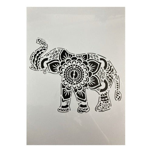 Plantilla Stencil 21x29 Cm Diseño Animales 2