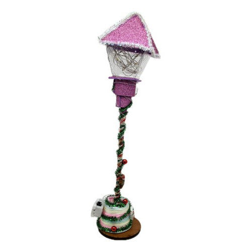 Farol Decorativo Navidad Con Luz Artesanal