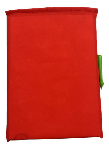 Tabla Para Punzar 25x33 Cm + Punzón Escolar Rojo