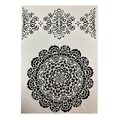 Plantilla Stencil 21x29 Cm Diseños