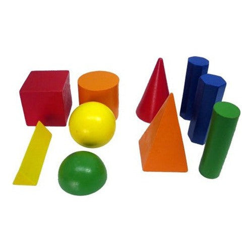 Cuerpos Geometricos Madera 10 Und