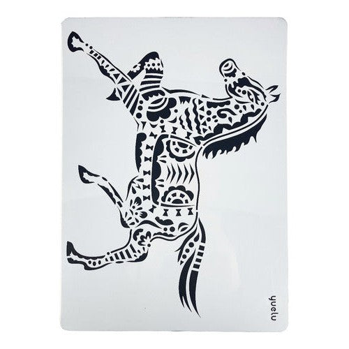 Plantilla Flexible Stencil Diseño Caballo