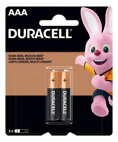 Pila Duracell Pilas Aaa Cilíndrica (2 Un)