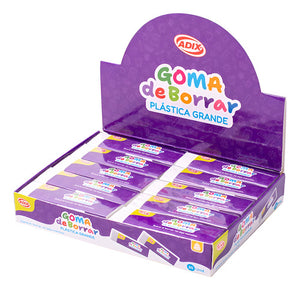 Goma De Borrar Plástica Grande 20 Un