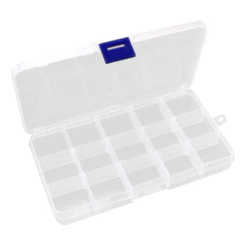 Caja Organizadora 15 Espacios Hama Mostacillas Planchables