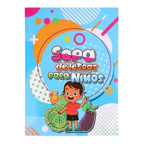 Libro Sopa De Letras Para Niños
