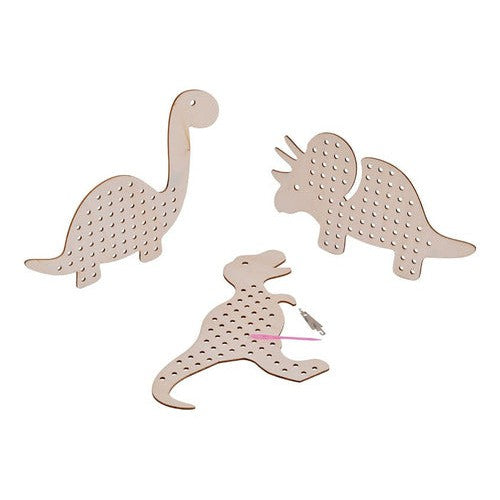 Dinosaurio Bordar Madera Motricidad Fina