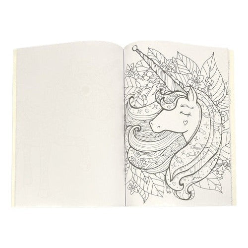 Libro Para Pintar Mandalas Niños Diseños Unicornio