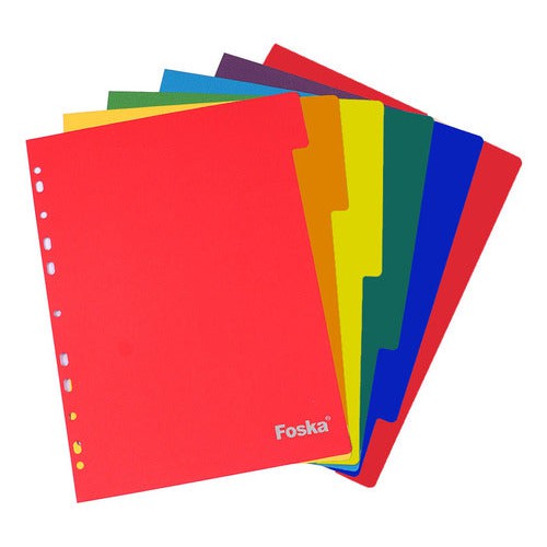 Separadores Plásticos Para Archivar Tamaño A4