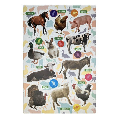 Block Stickers Los Animales Ayuda Escolar
