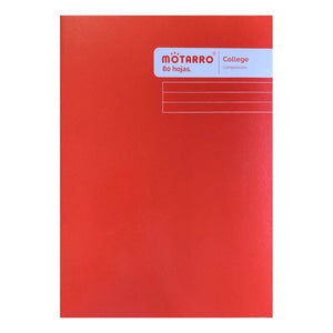 Cuaderno College Composición 80 Hjs