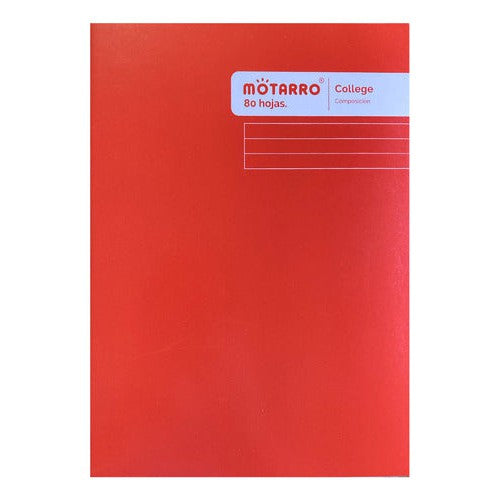 Cuaderno College Composición 80 Hjs