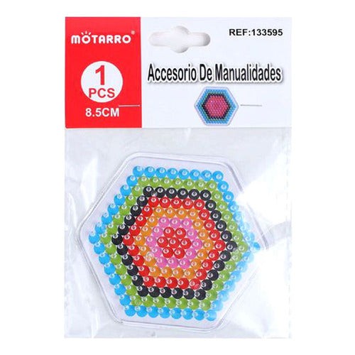 Base Hexagono Mostacillas Planchables Hama 5 Mm