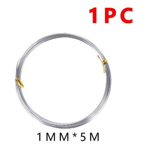 Alambre De Aluminio Manualidades Bisuteria 1mm X 5mt
