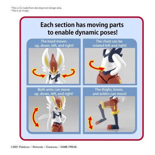 Maqueta Cinderace Pokémon Model Kit