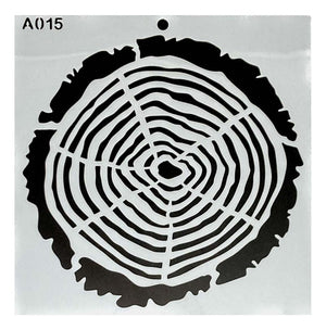 Plantilla Flexible 15x15 Cm Stencil Diseños Texturas