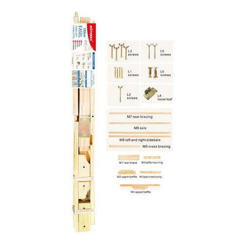 Soporte De Madera De Pie 120 Cm Para Pintar