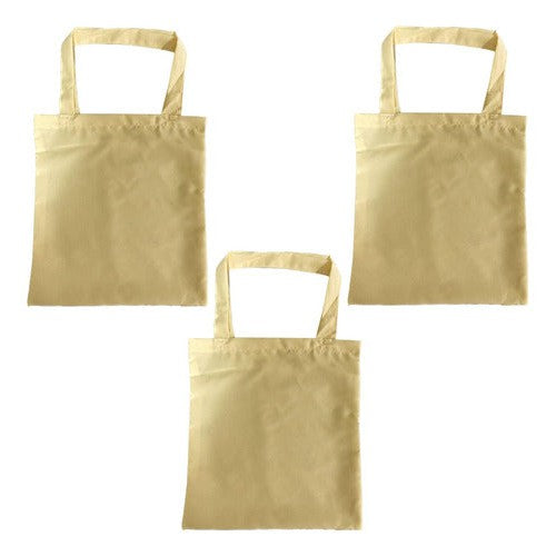Pack 3 Bolsas De Tela 30x40 Manualidades