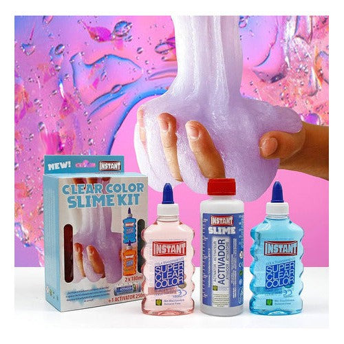 Kit Slime Clear Color Instant