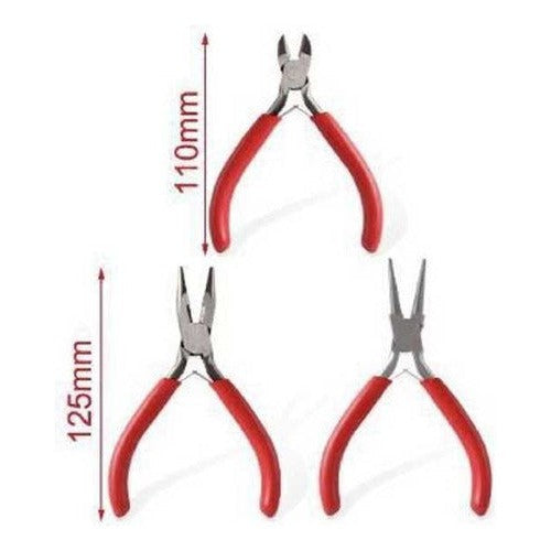 Set 3 Alicates De Precisión Para Manualidades