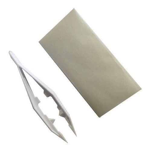 Pinza + Papel 20x20 Cm Para Mostacillas Planchables Hama
