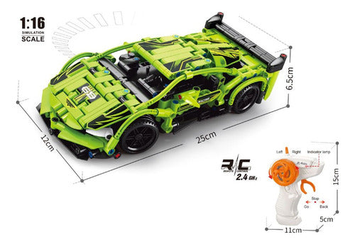 Auto De Bloques A Control Remoto Escala 1:16