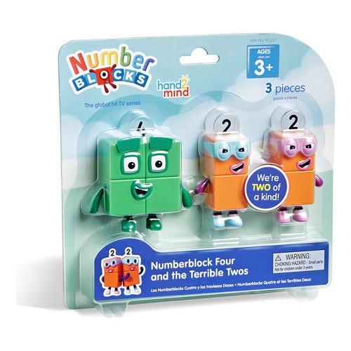 Hand2mind Numberblocks Cuatro Y Los Terribles Dos