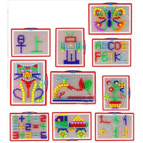 Juego Puzzle 3d De 296un Setas Plásticas