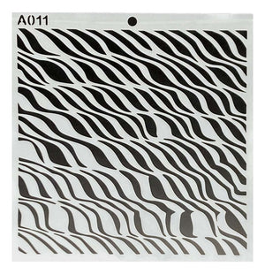 Plantilla Flexible 15x15 Cm Stencil Diseños Texturas