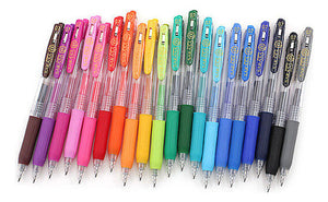 Lápiz Roller Retráctil Tinta Gel Colores Sarasa 0.7mm Zebra