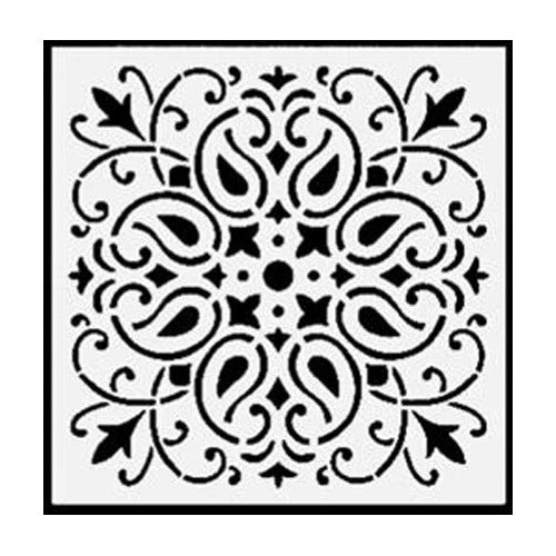 Plantilla Stencil 15x15 Cm Diseño Mandalas