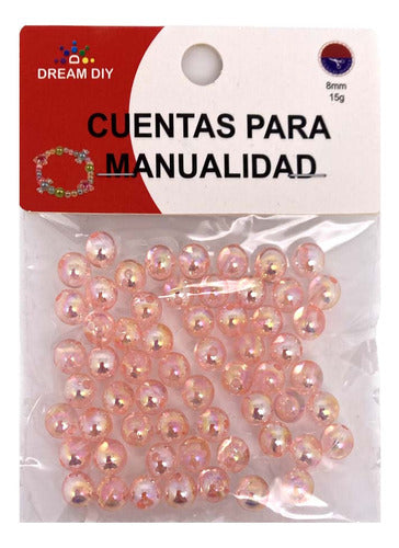 Mostacillas Cuentas Plásticas Redondas 8 Mm