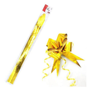 Cintas De Regalo Auto-armables Metalizada 5 Un