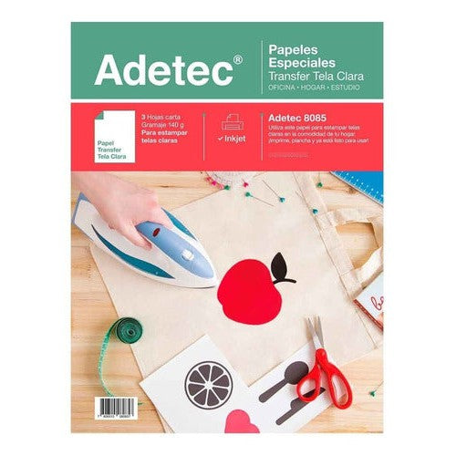 Papel Transfer Para Telas Claras Adetec - Ojitos De Ternura