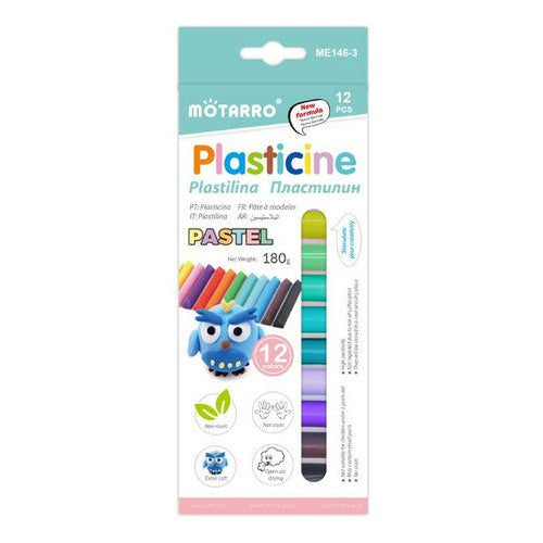 Plasticina Triangular 12 Colores Adix